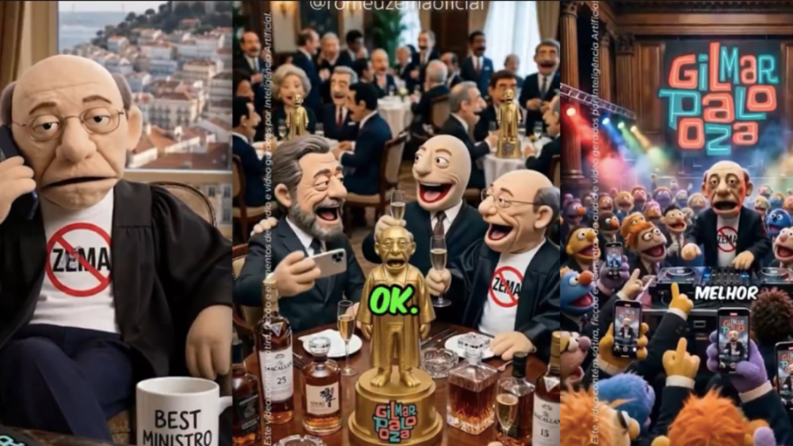 Zema satiriza Gilmar Mendes e STF desconectado da realidade em novo episódio de série animada