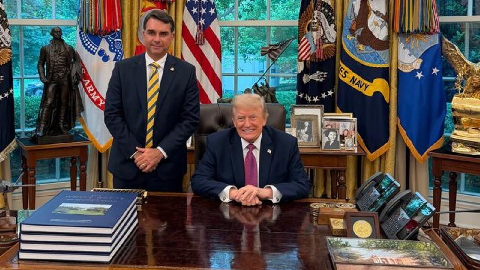Bolsonaro negocia direto com Trump contra tarifas de 25% sobre o Brasil