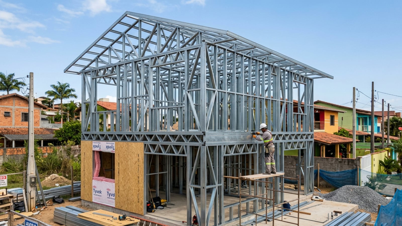 Steel Frame dispara como alternativa eficiente: quanto custa o m² em 2026?